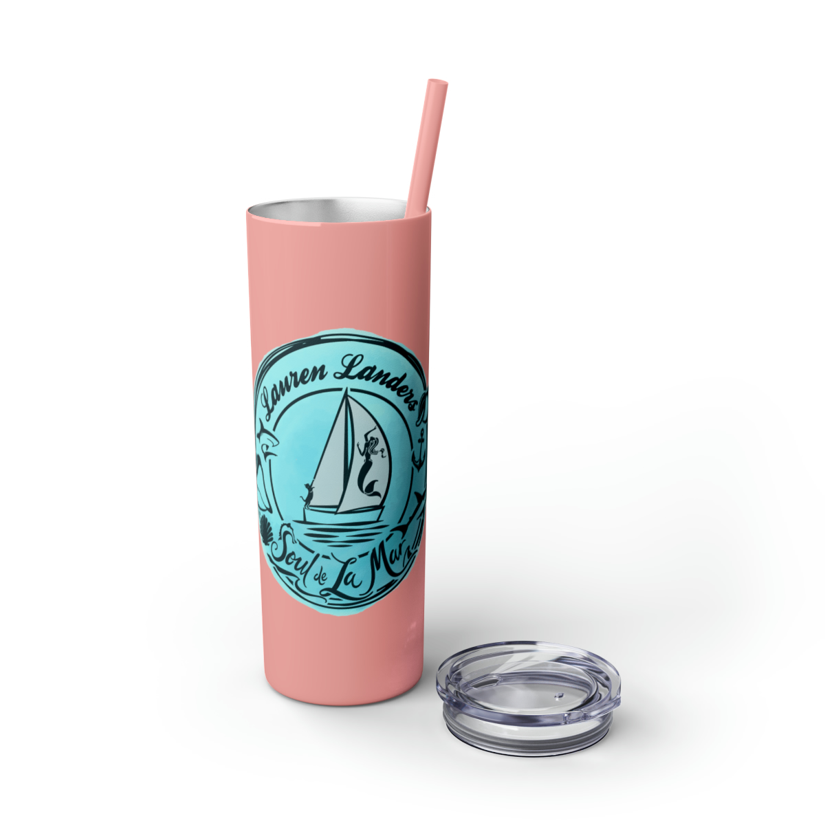 Skinny Tumbler with Straw, 20oz - Image 24