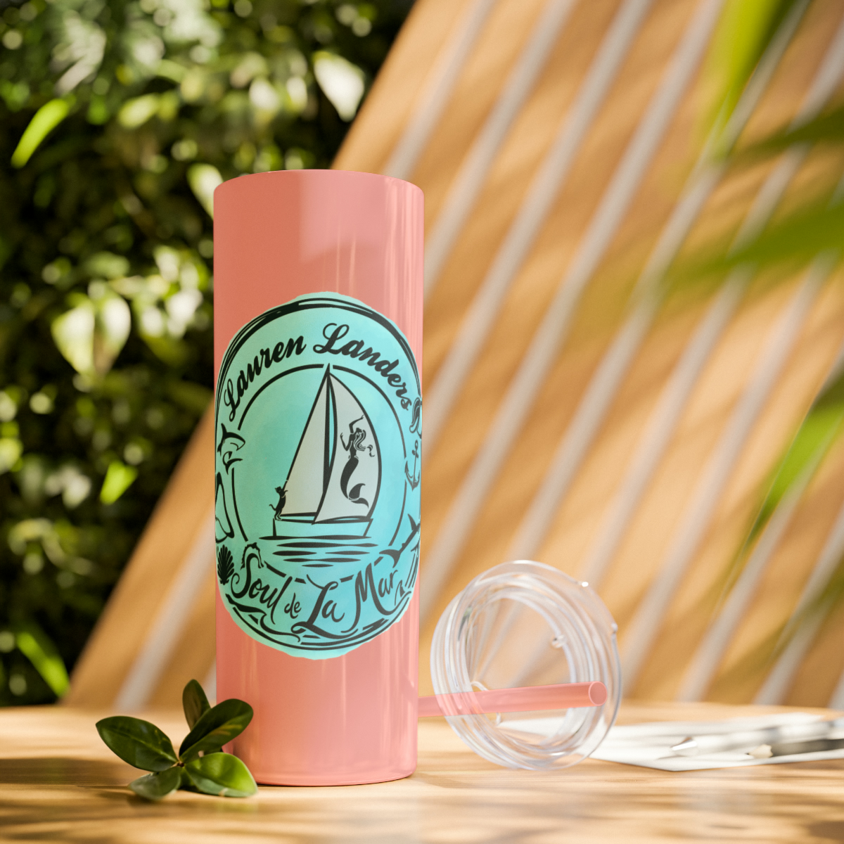 Skinny Tumbler with Straw, 20oz - Image 27