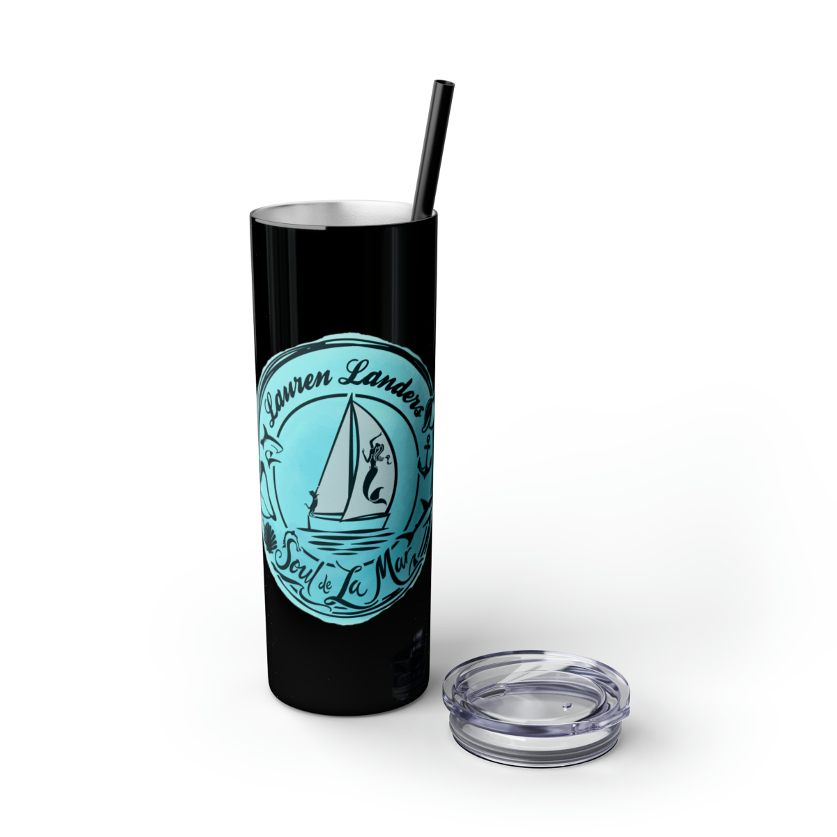 Skinny Tumbler with Straw, 20oz - Image 33