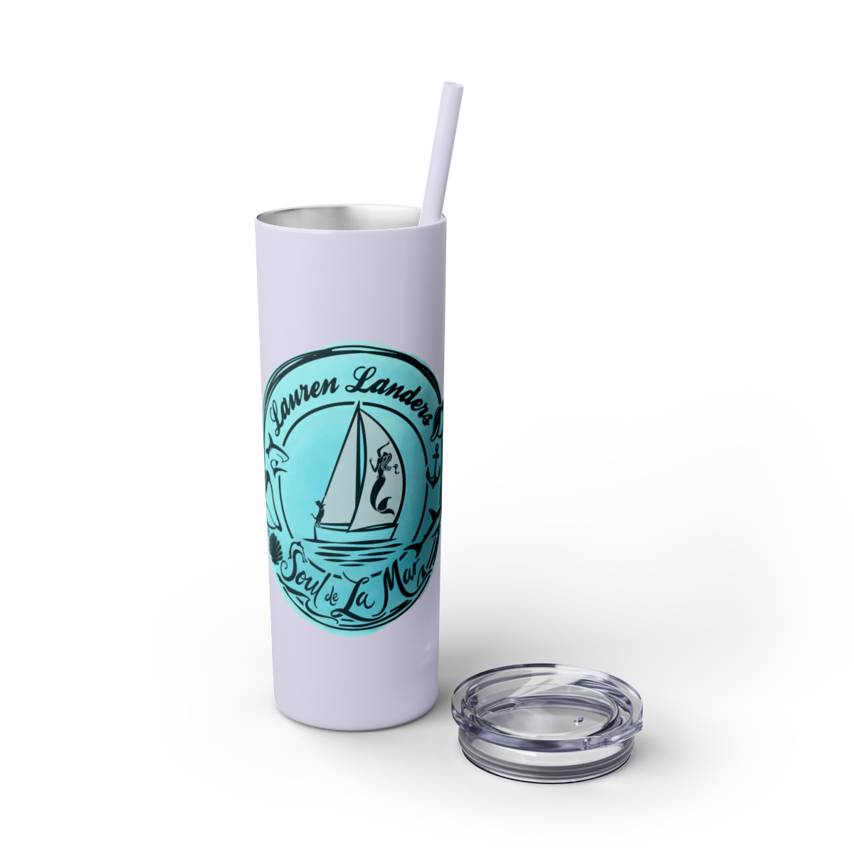 Skinny Tumbler with Straw, 20oz - Image 51