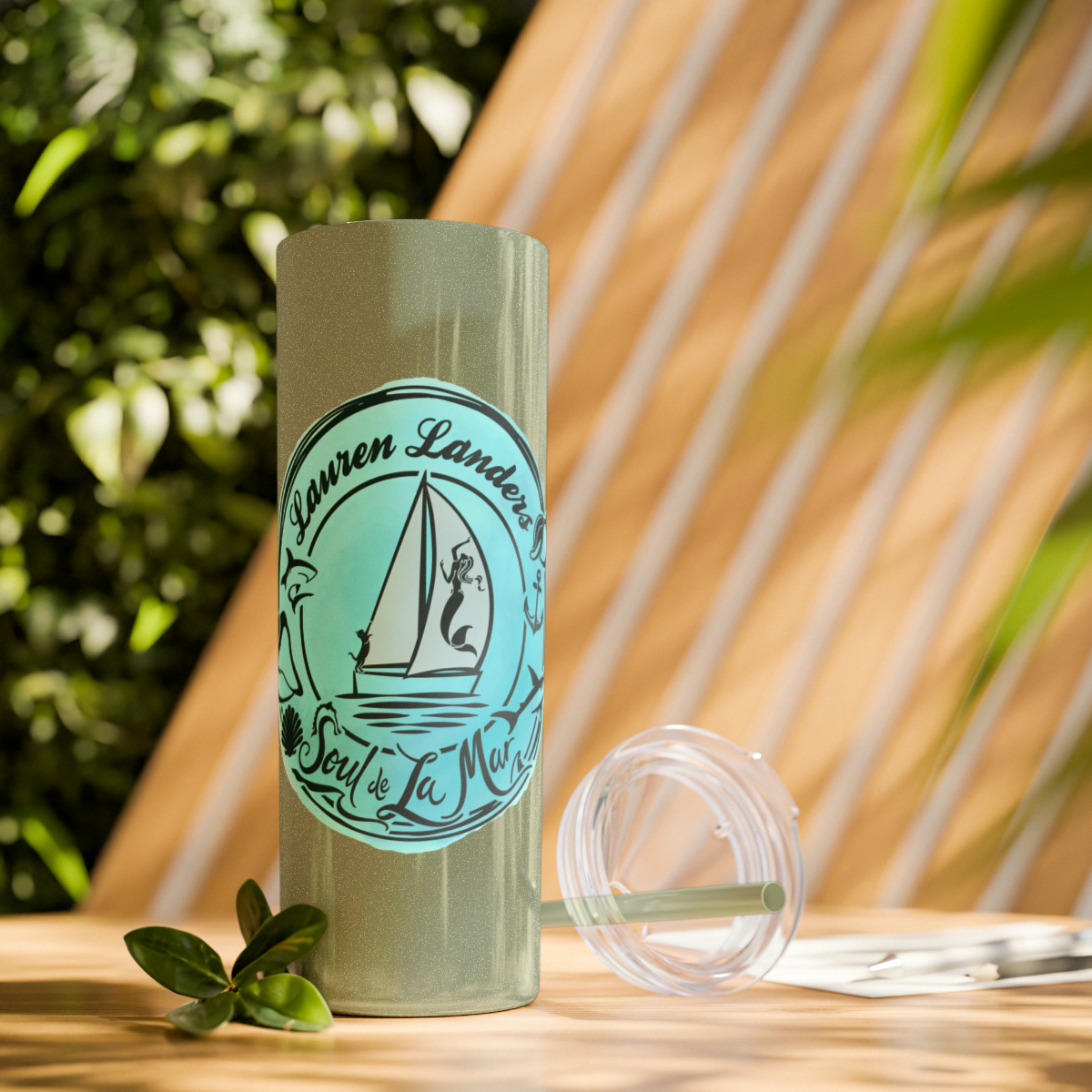 Skinny Tumbler with Straw, 20oz - Image 72