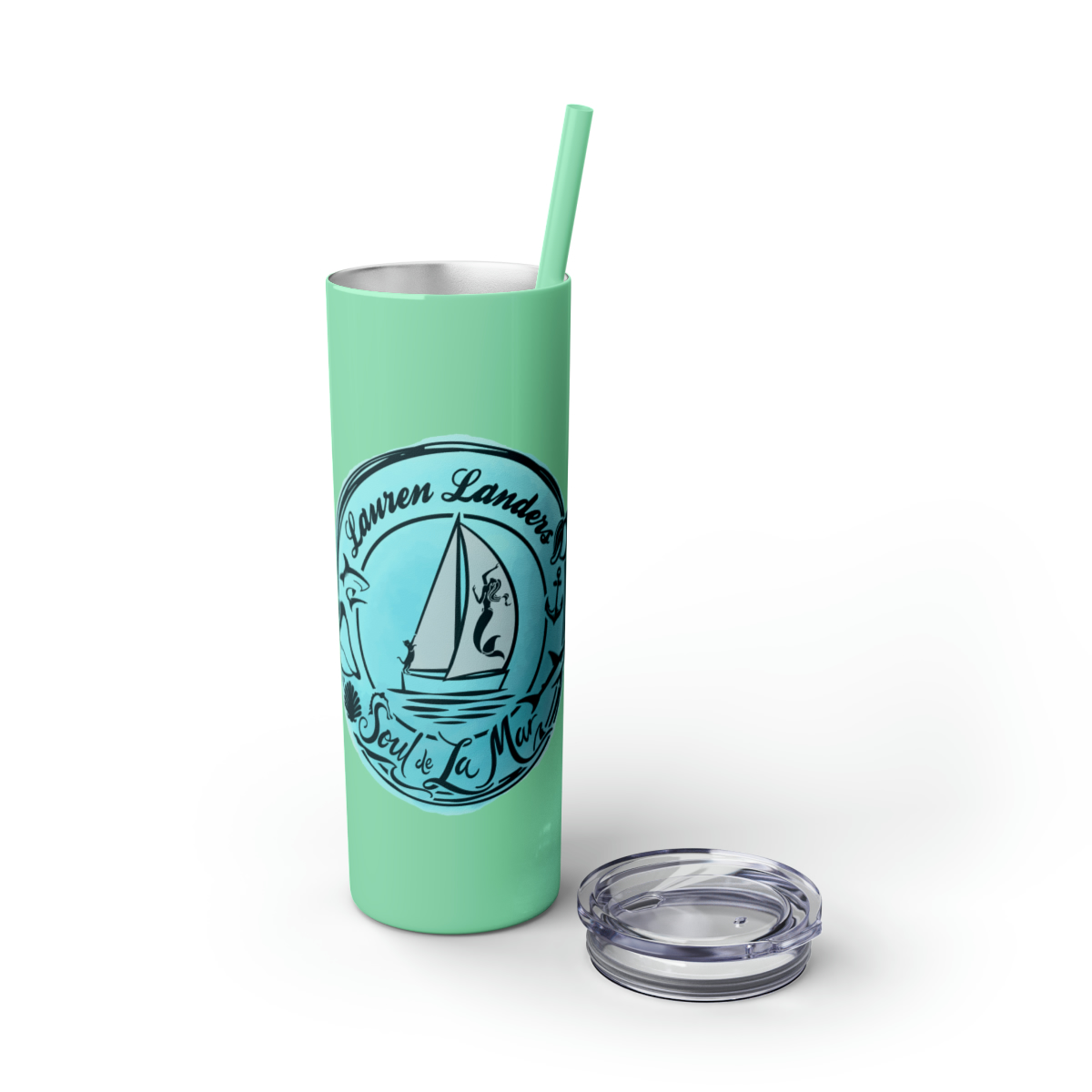Skinny Tumbler with Straw, 20oz - Image 78