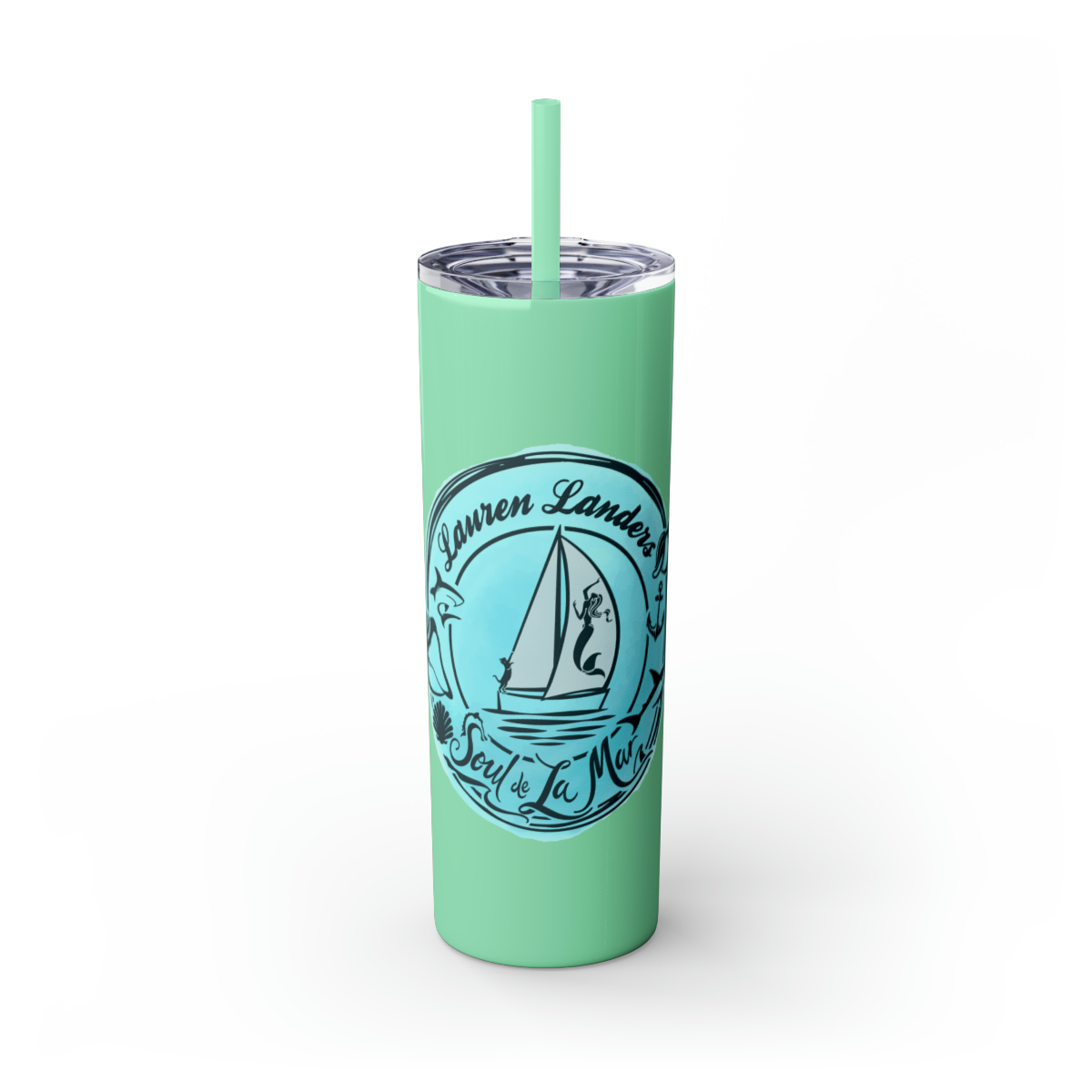 Skinny Tumbler with Straw, 20oz - Image 73
