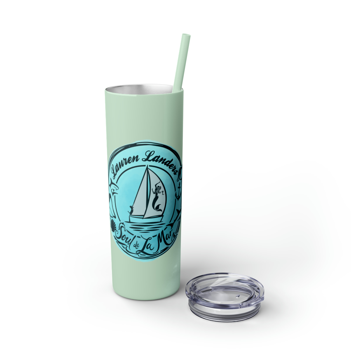 Skinny Tumbler with Straw, 20oz - Image 87