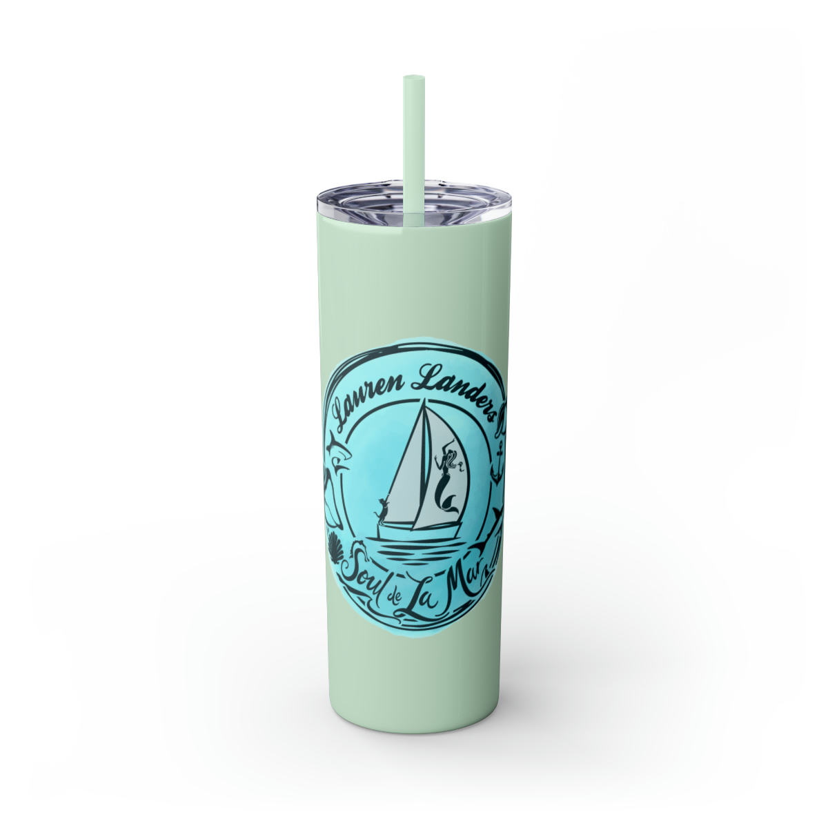 Skinny Tumbler with Straw, 20oz - Image 82