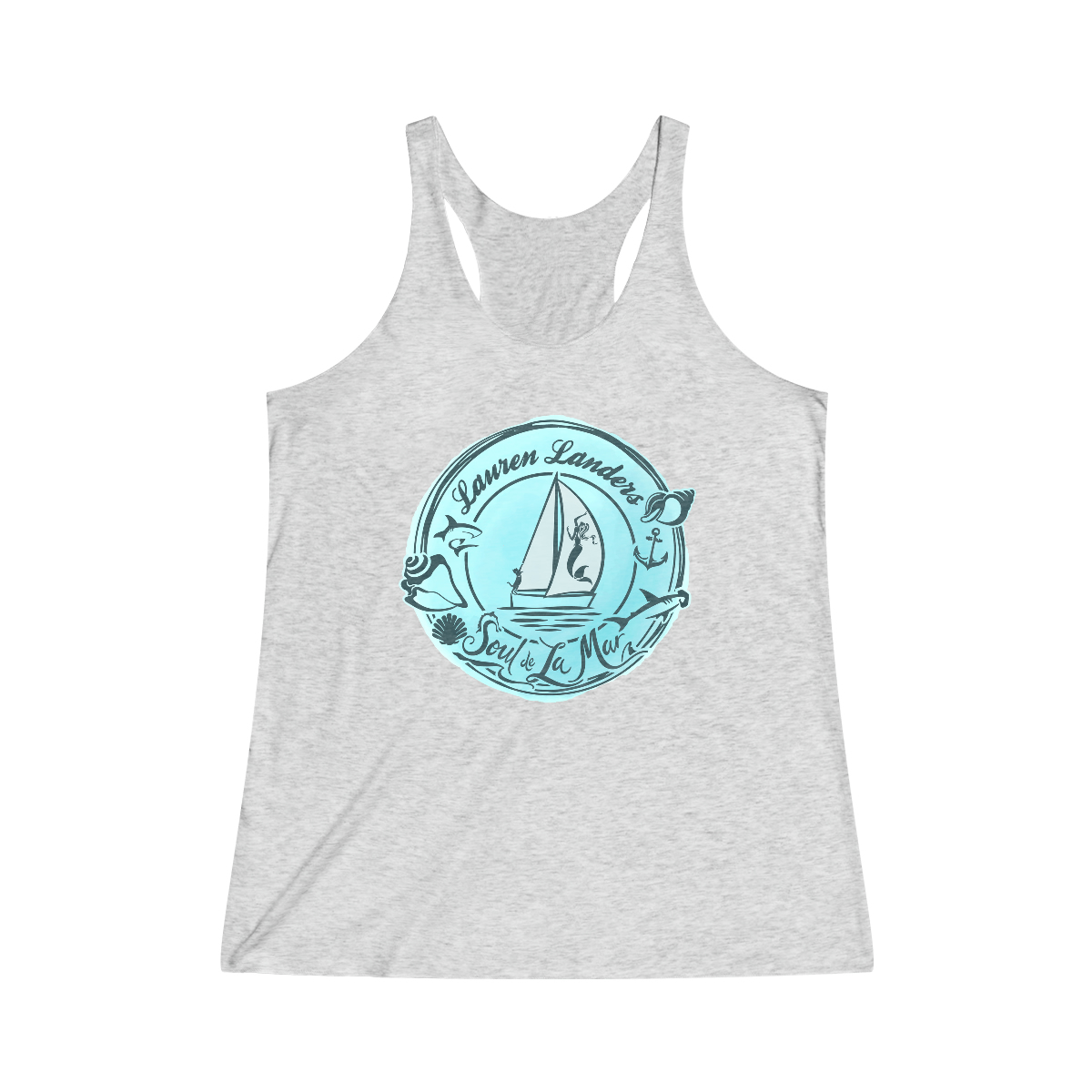 Women's Tri-Blend Racerback Tank - Image 2