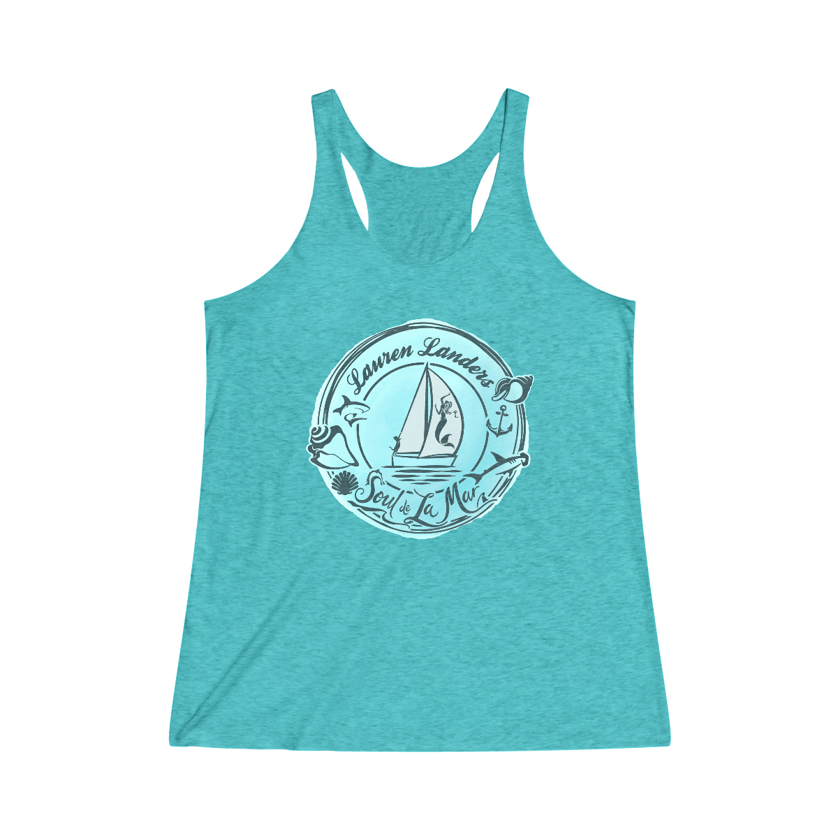 Women's Tri-Blend Racerback Tank - Image 4