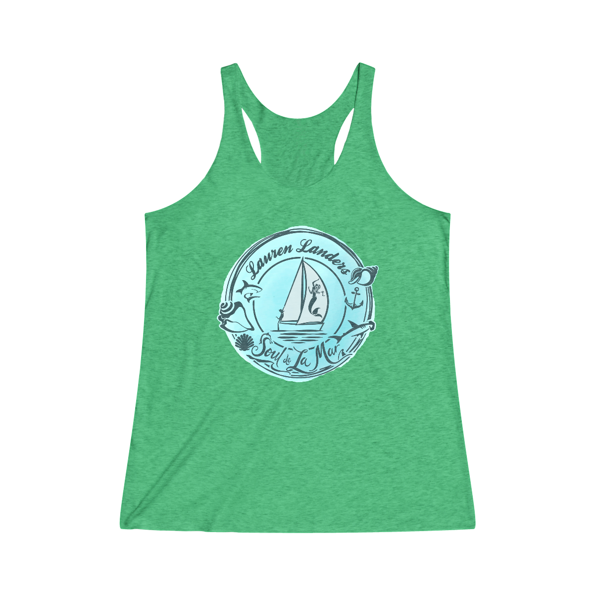 Women's Tri-Blend Racerback Tank - Image 3