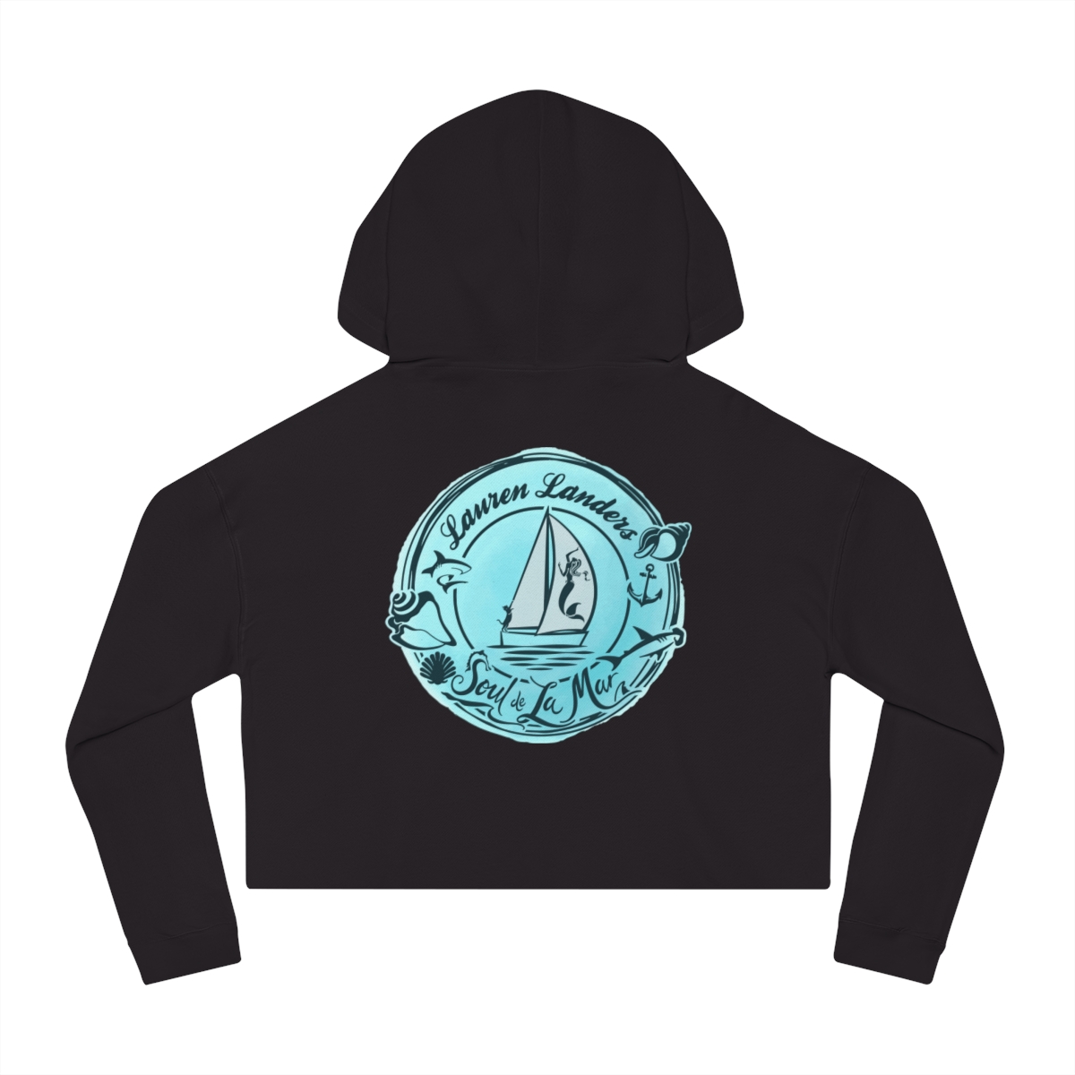 Cropped Hoodie Small Logo - Image 23