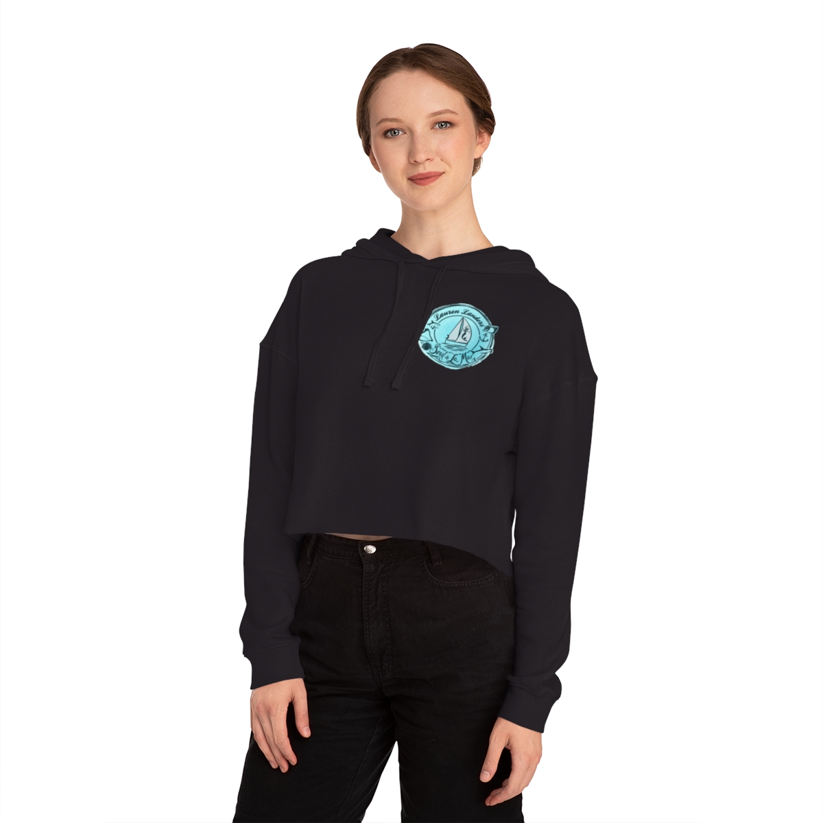 Cropped Hoodie Small Logo - Image 24