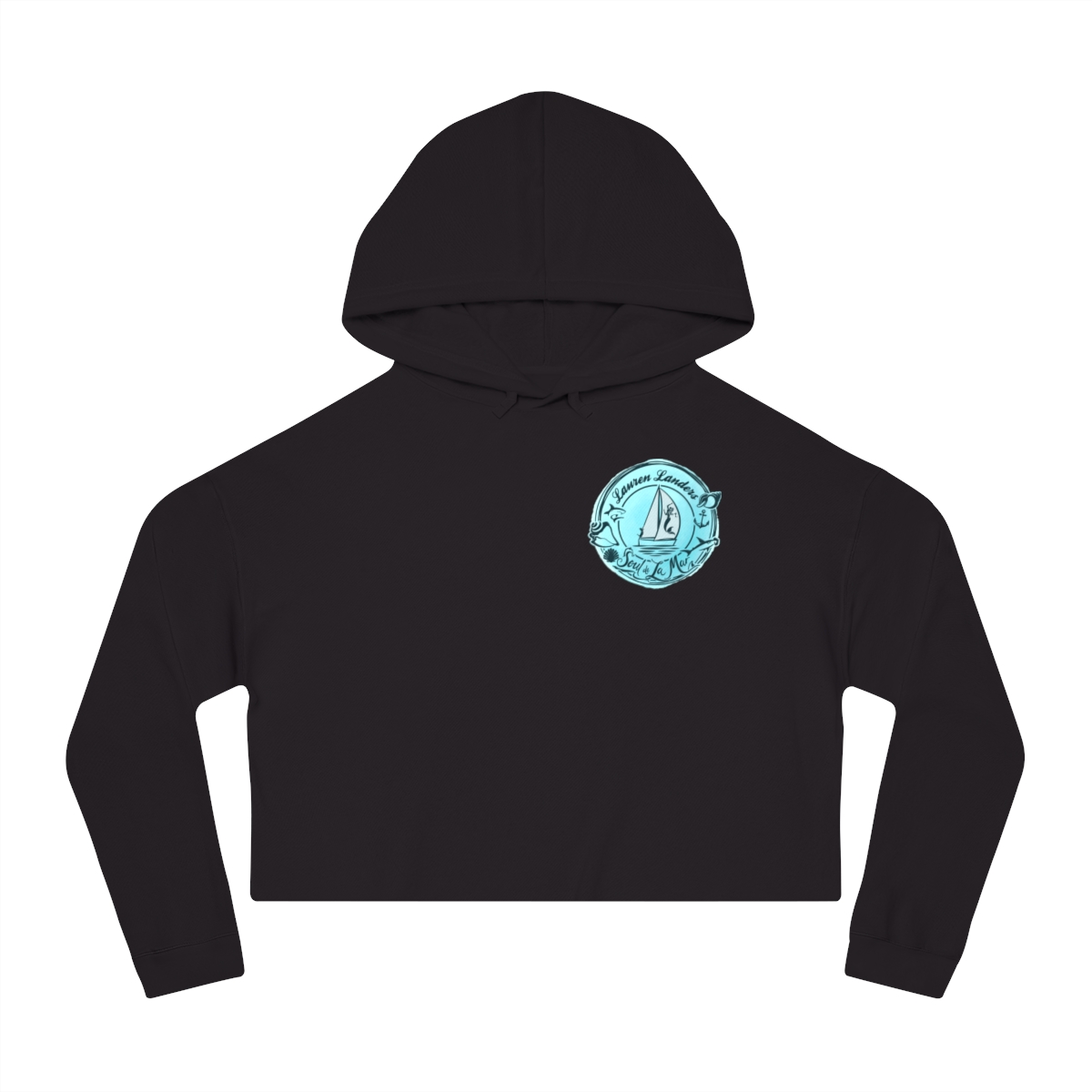 Cropped Hoodie Small Logo - Image 22
