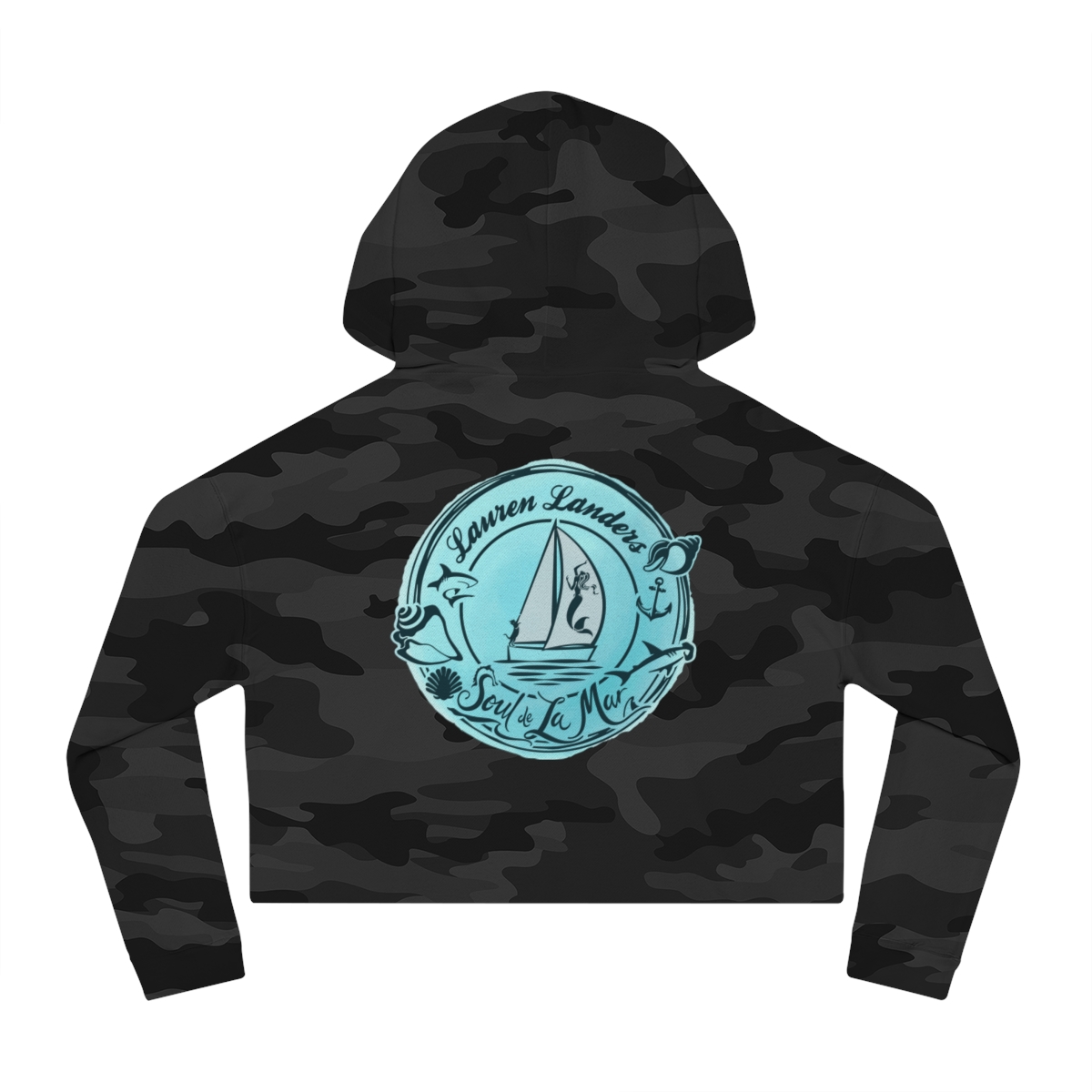 Cropped Hoodie Small Logo - Image 2