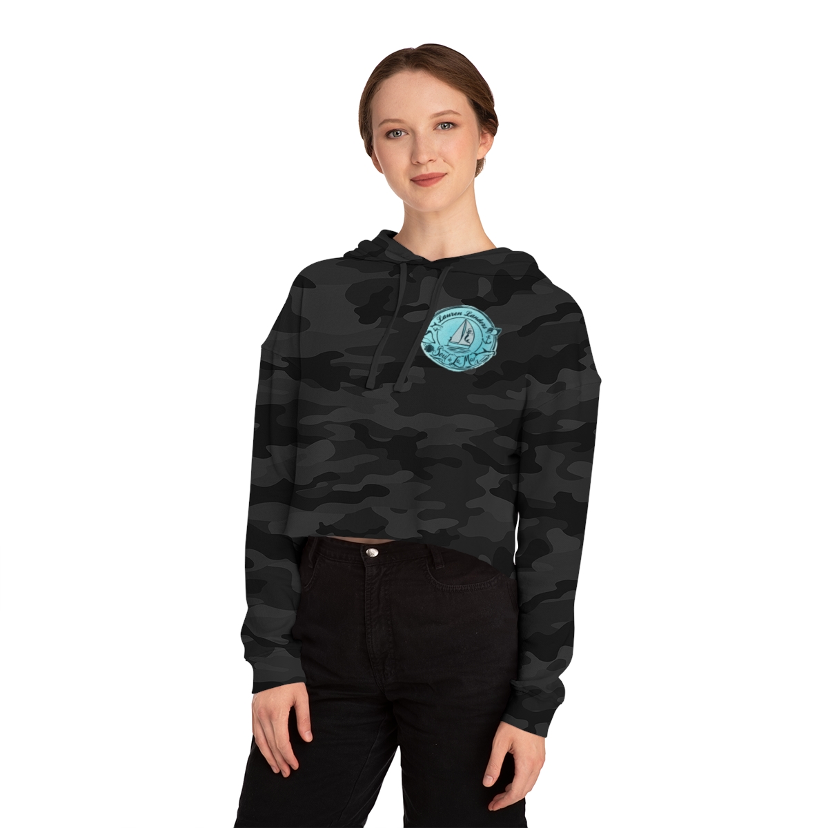 Cropped Hoodie Small Logo - Image 3
