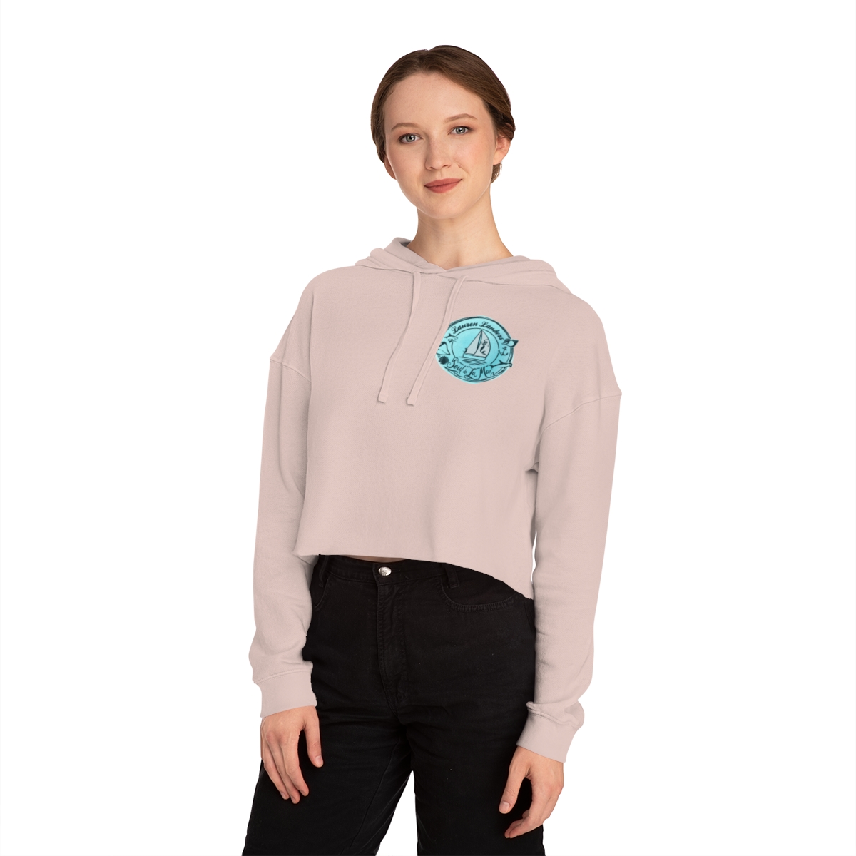 Cropped Hoodie Small Logo - Image 9