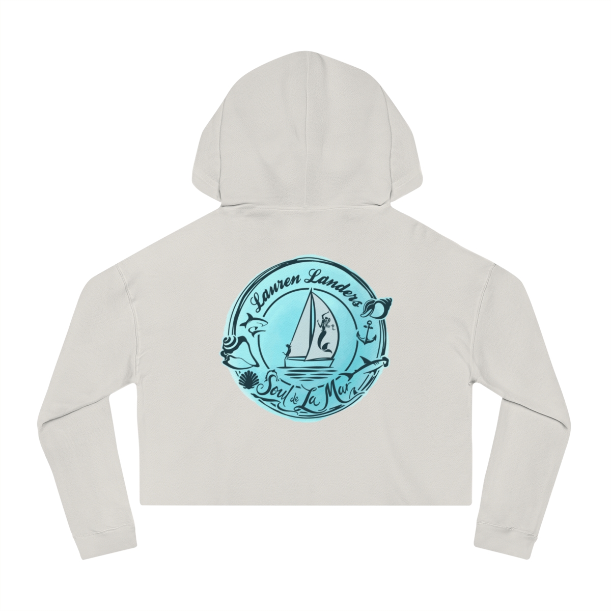 Cropped Hoodie Small Logo - Image 11