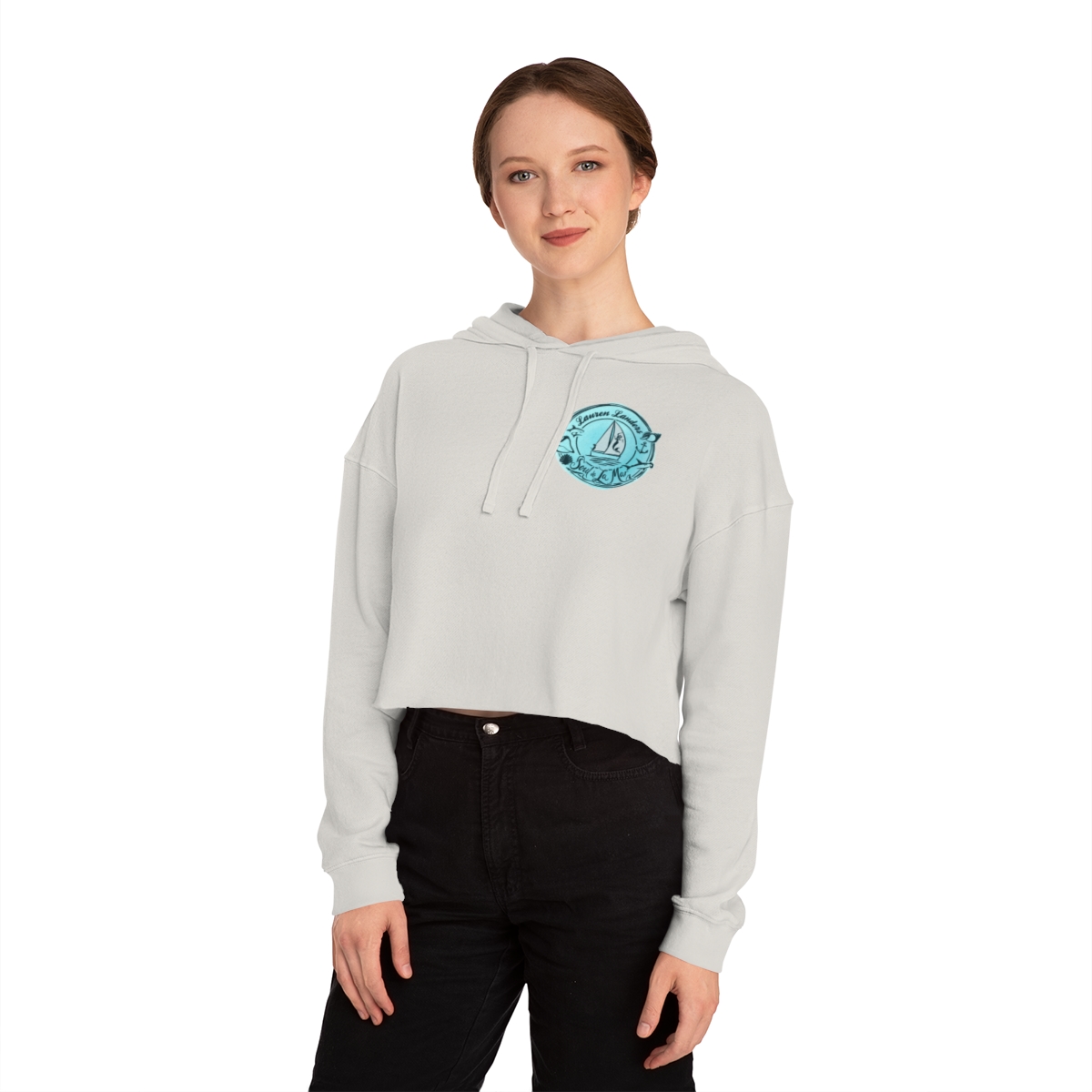 Cropped Hoodie Small Logo - Image 12