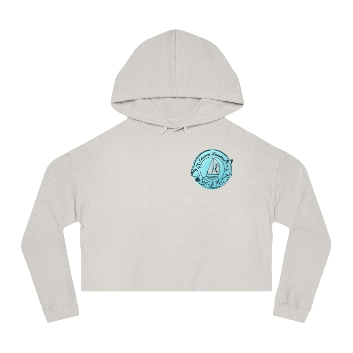 Cropped Hoodie Small Logo - Image 10
