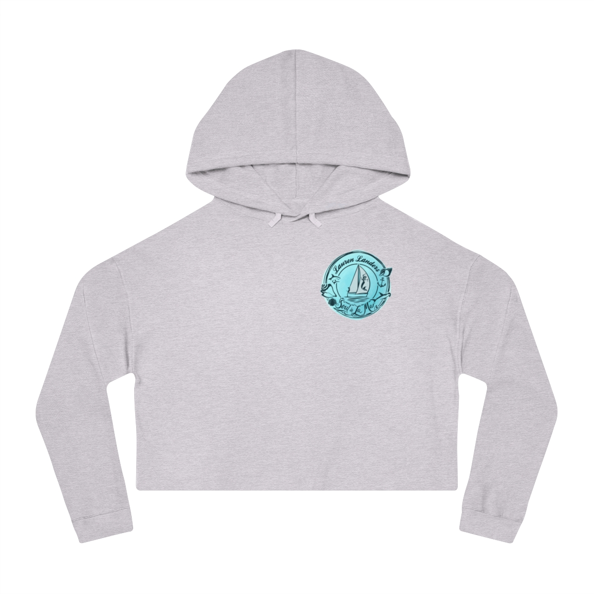 Cropped Hoodie Small Logo - Image 19