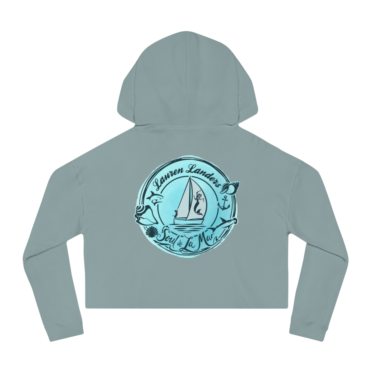 Cropped Hoodie Small Logo - Image 14