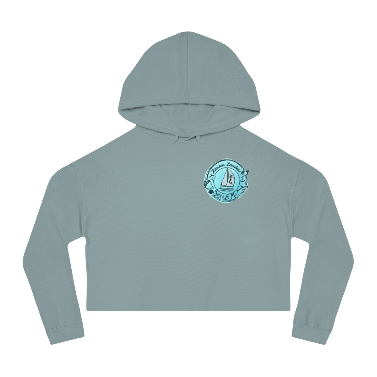 Cropped Hoodie Small Logo - Image 13
