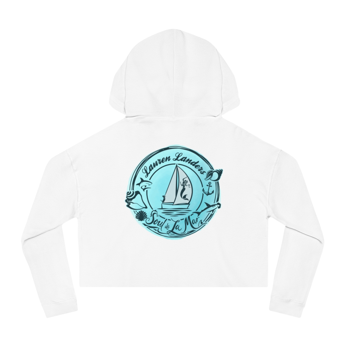 Cropped Hoodie Small Logo - Image 5