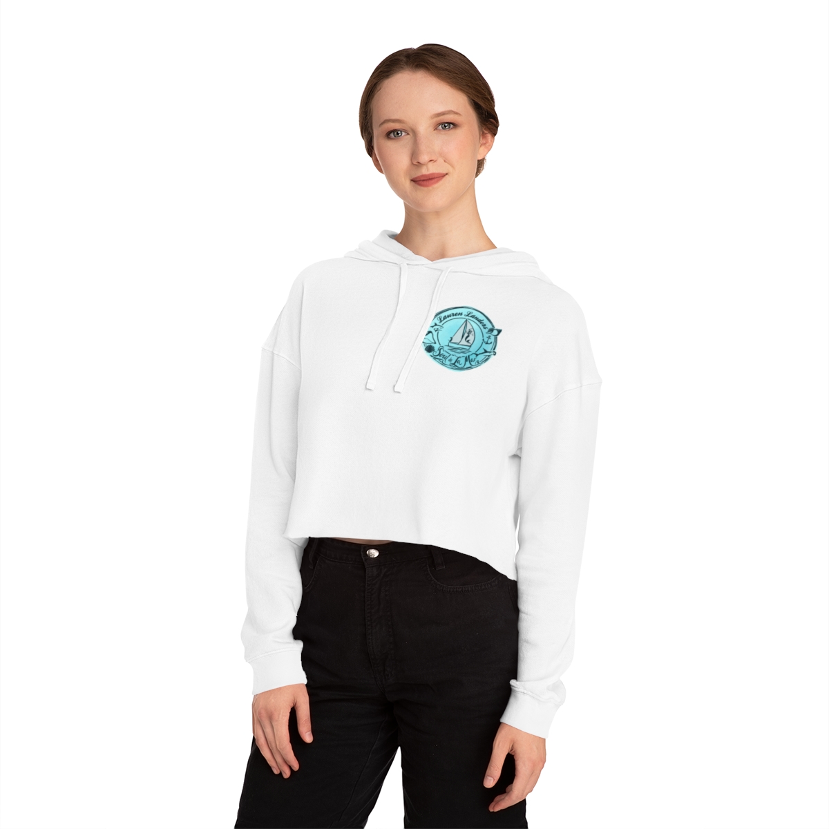 Cropped Hoodie Small Logo - Image 6