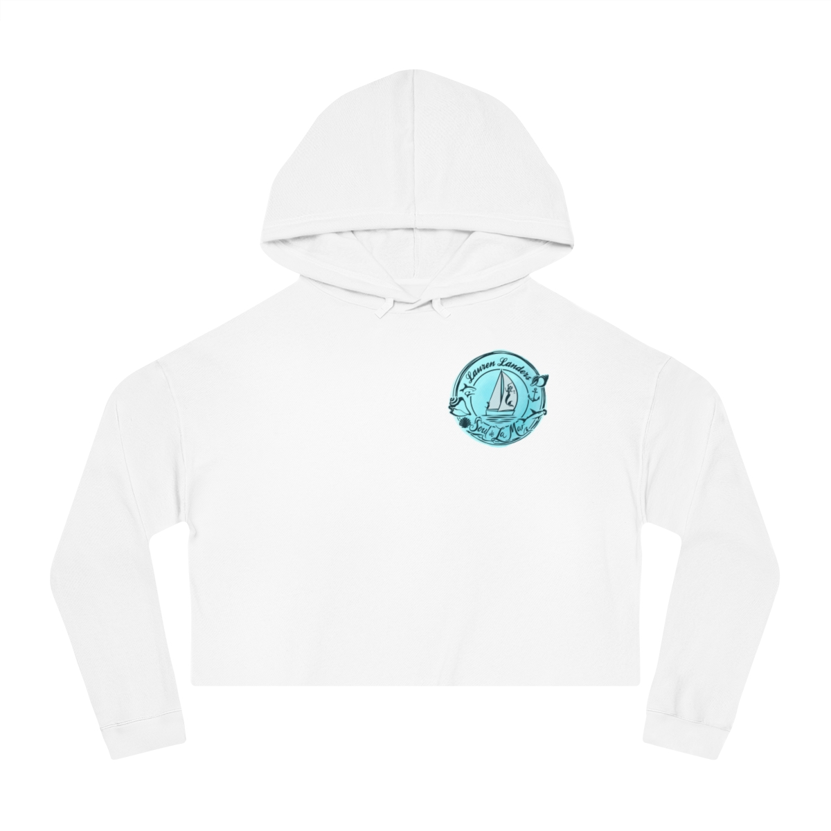 Cropped Hoodie Small Logo - Image 4