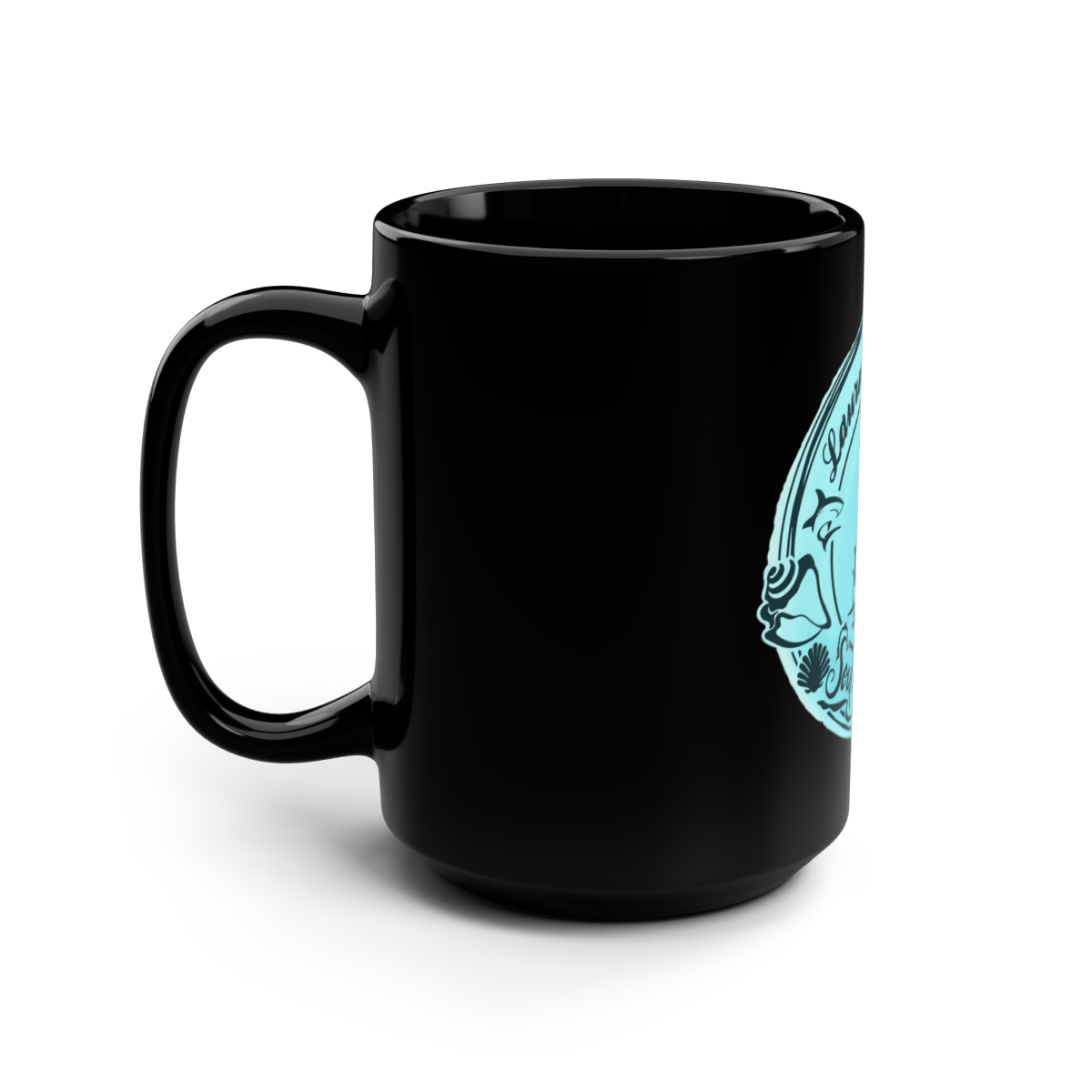 Black Mug, 15oz - Image 4