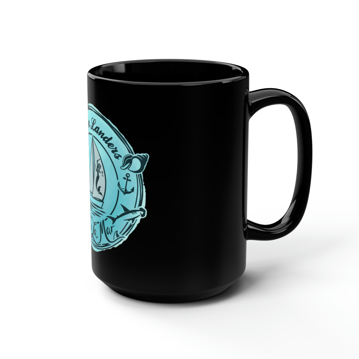 Black Mug, 15oz - Image 5