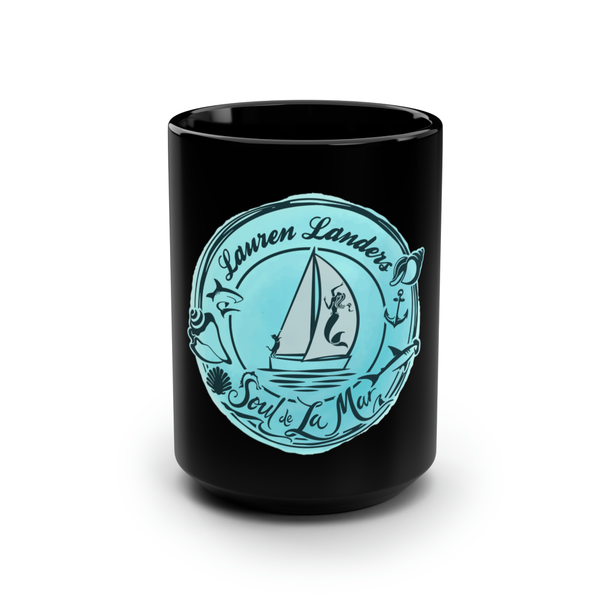 Black Mug, 15oz