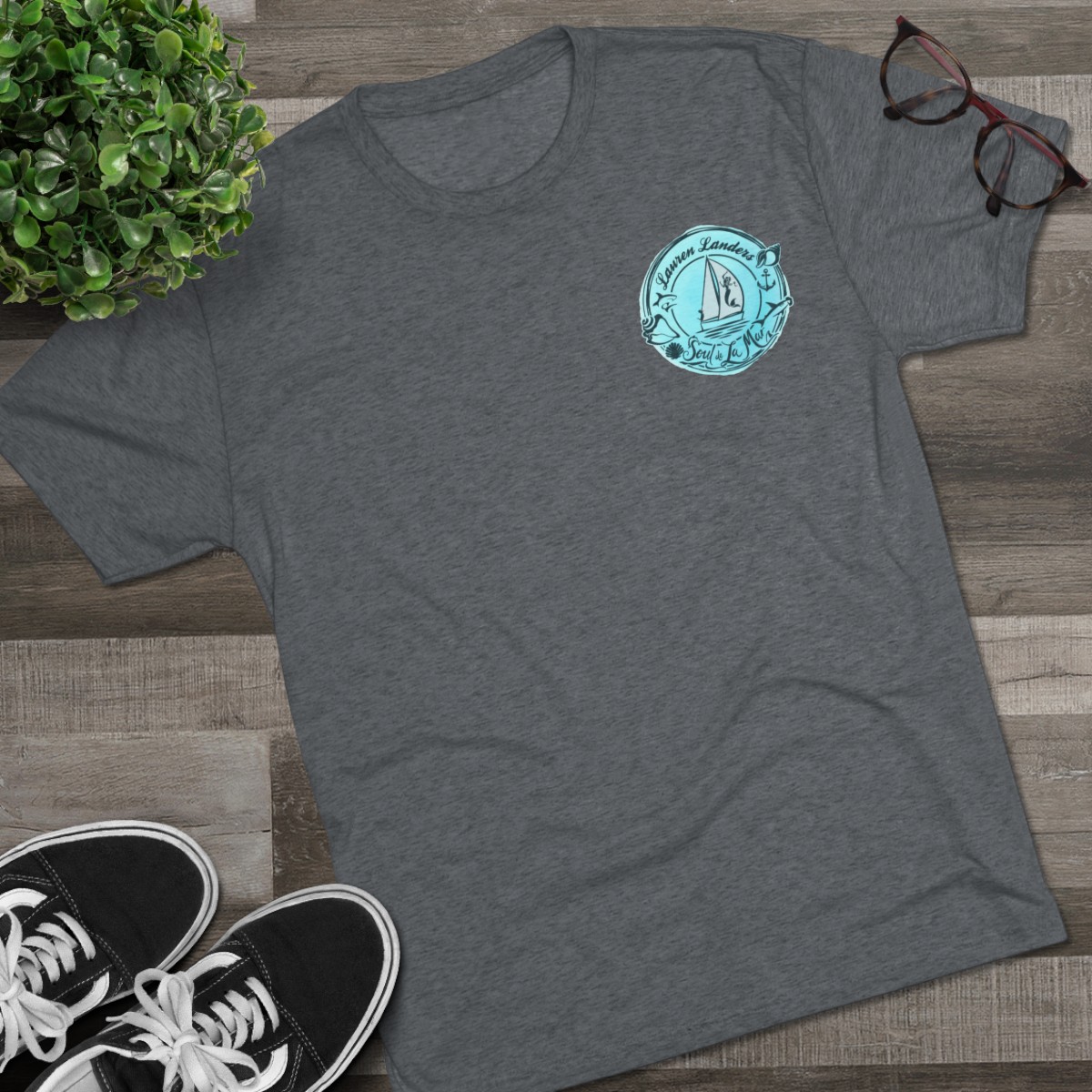 Unisex Tri-Blend Crew Tee - Image 19