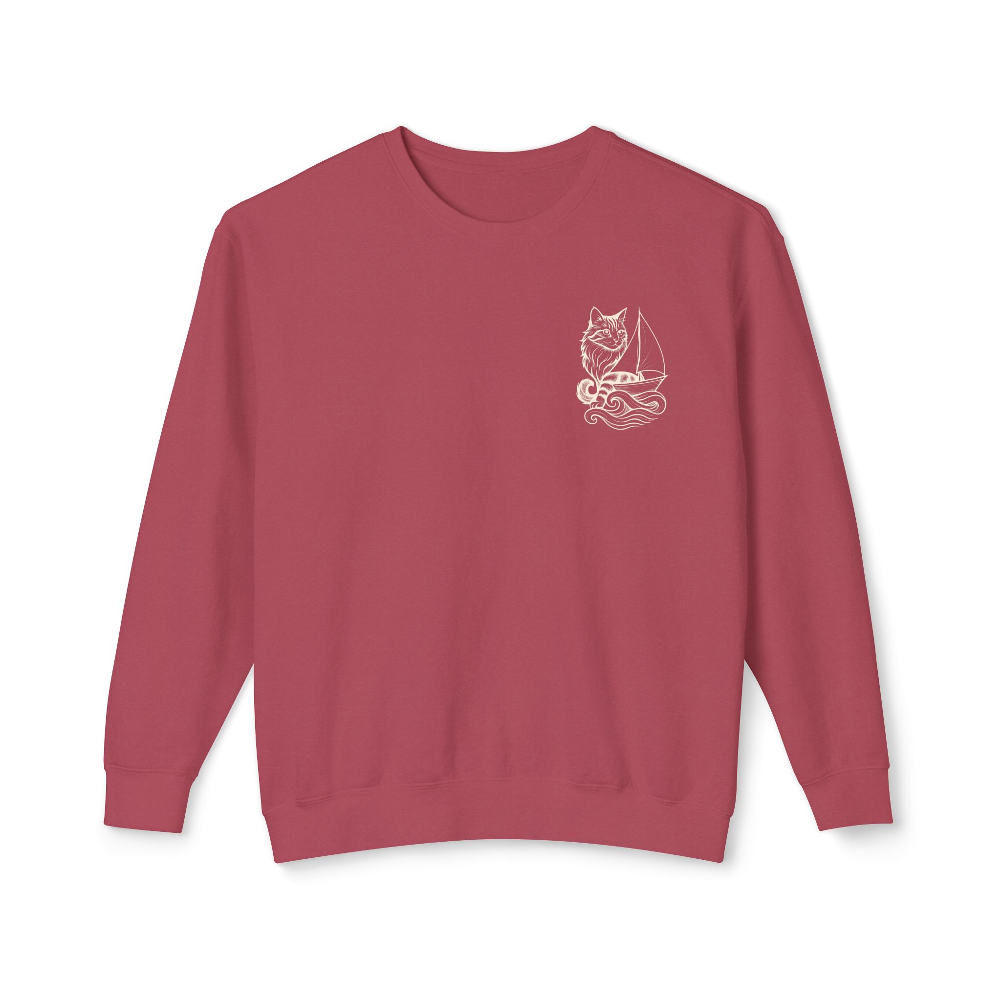 Sailing Cat lover Crewneck - Image 9