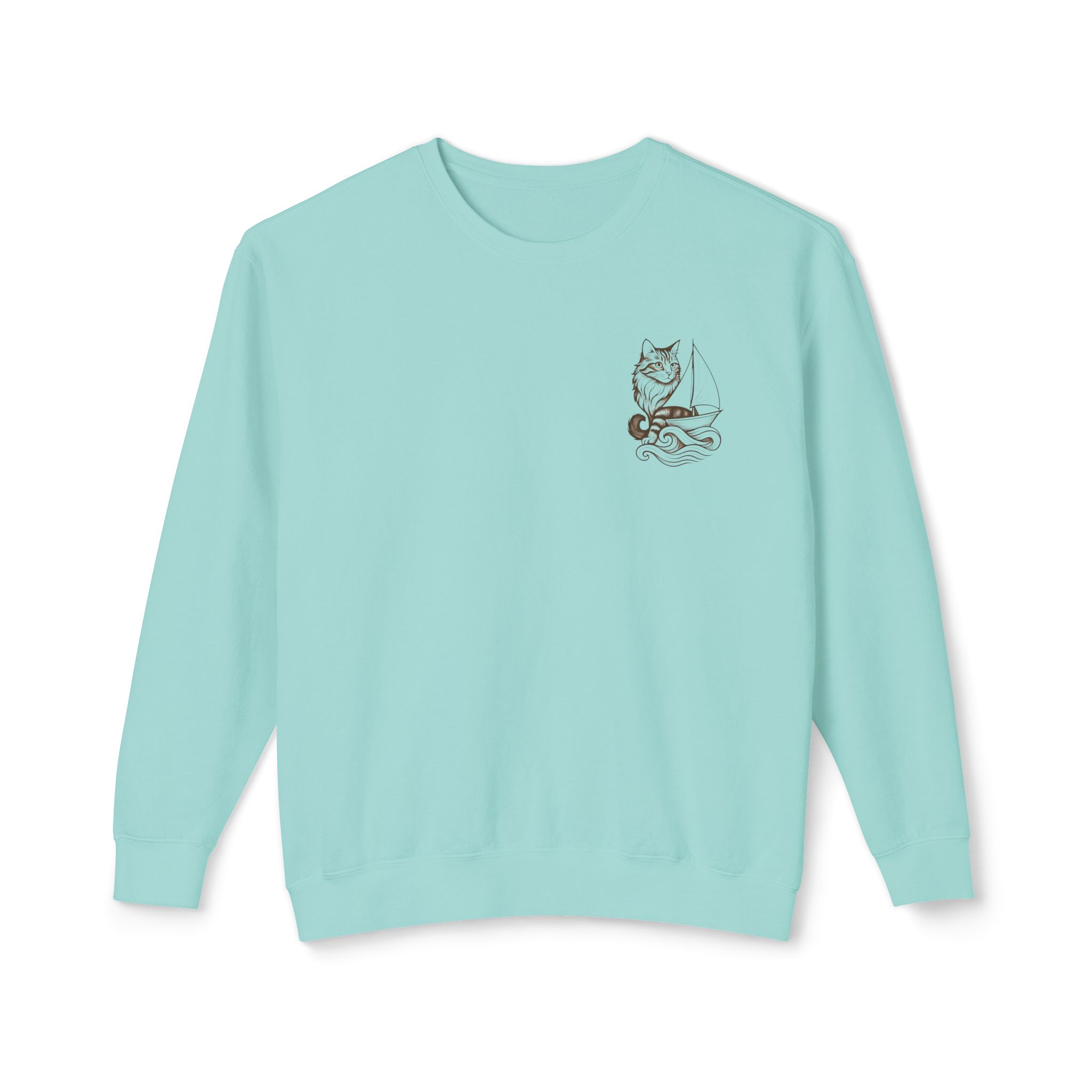 Sailing Cat lover Crewneck - Image 15