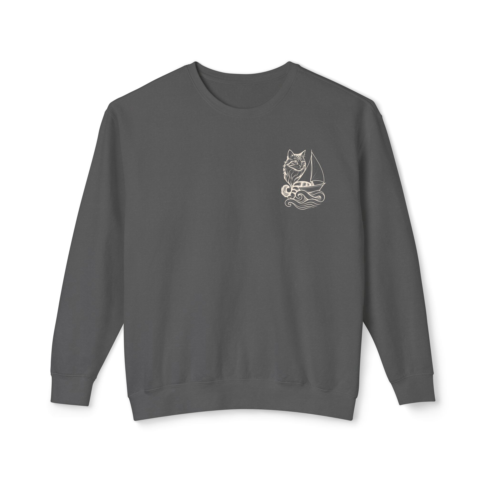 Sailing Cat lover Crewneck - Image 5