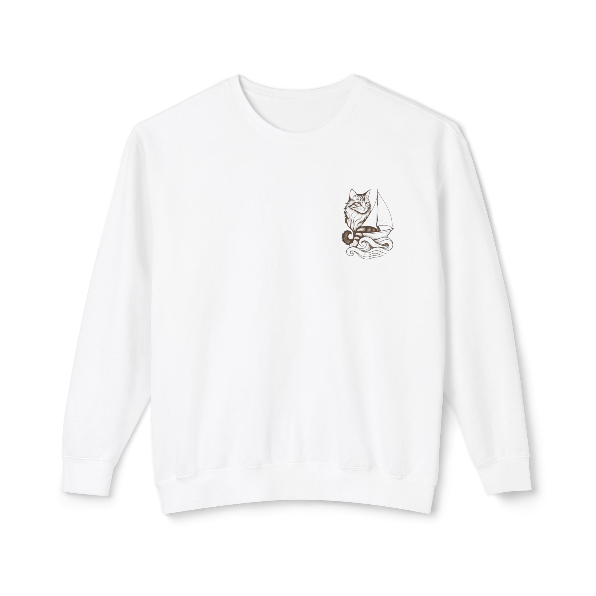 Sailing Cat lover Crewneck - Image 10