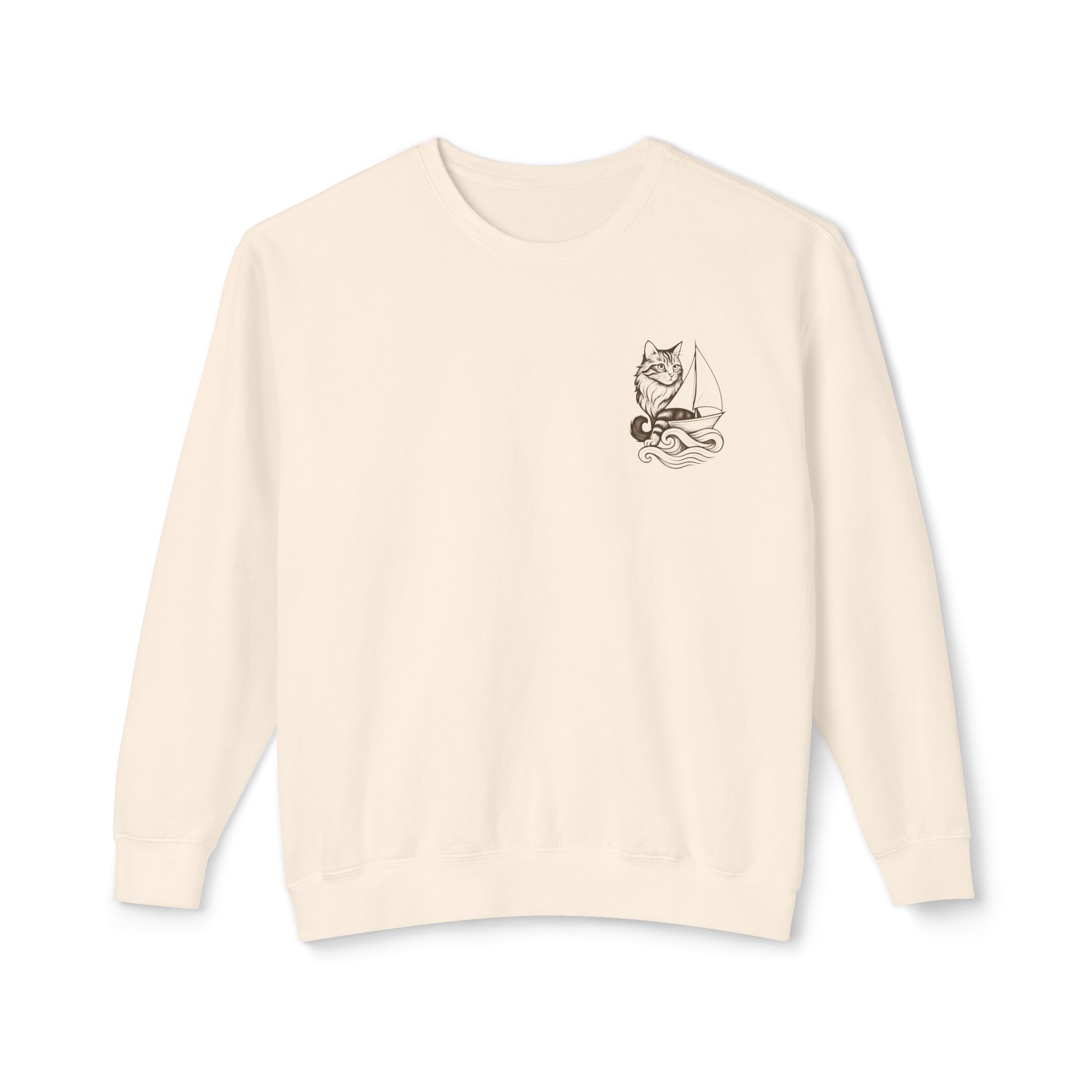Sailing Cat lover Crewneck - Image 12