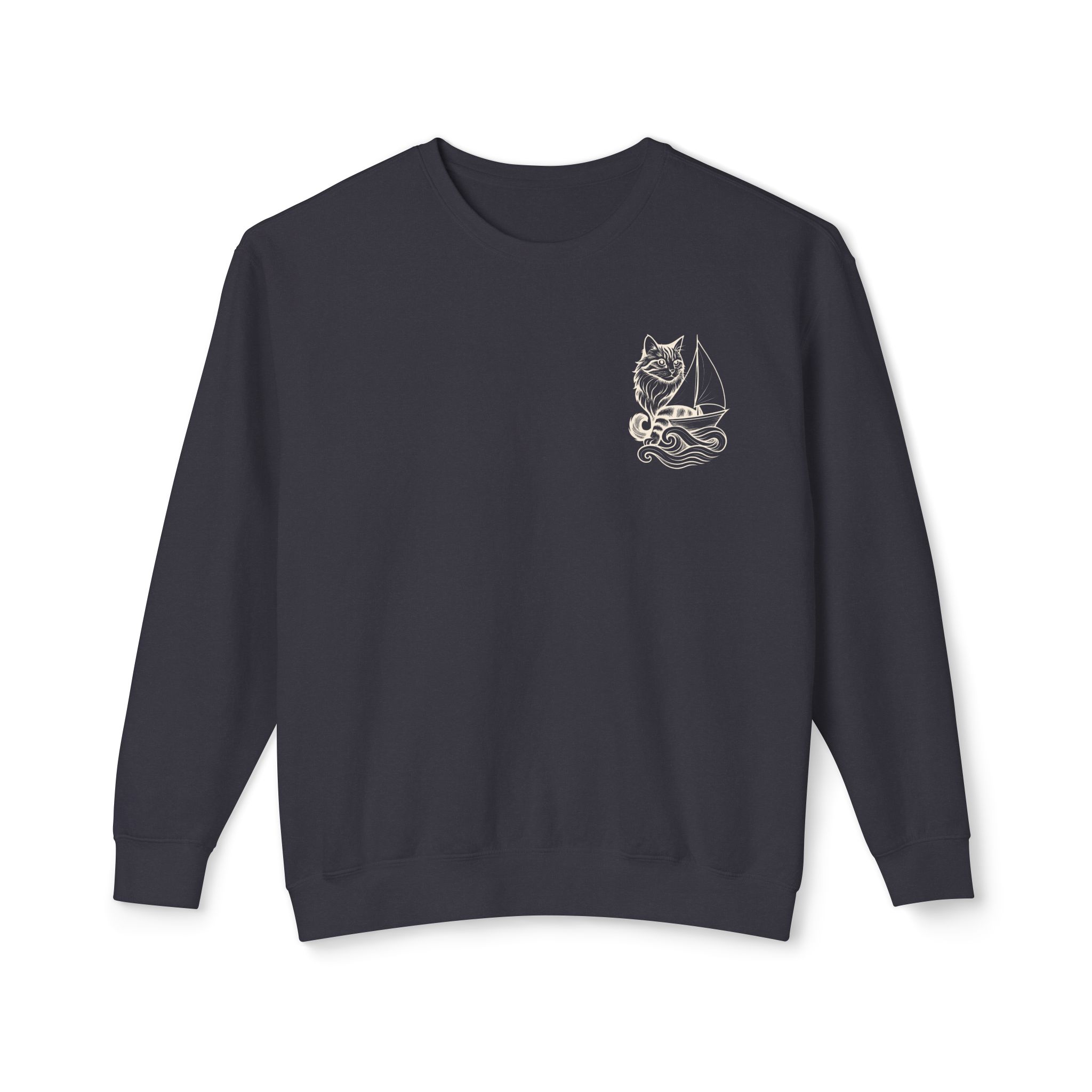 Sailing Cat lover Crewneck - Image 8