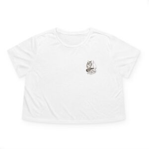 Sailing cat lover Cropped Tee