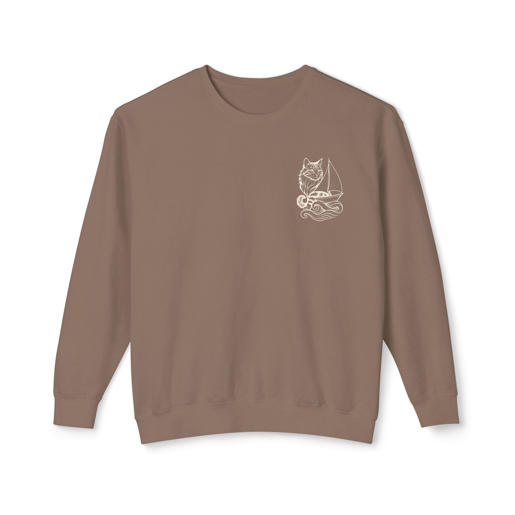 Sailing Cat lover Crewneck - Image 4